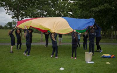 Great Fun with our Junior classes at sports day