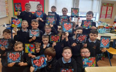 3rd Class Valentines Art