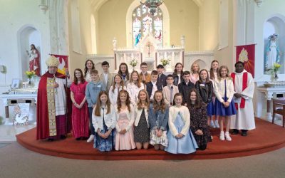 Congratulations to 6th Class who received their Confirmation