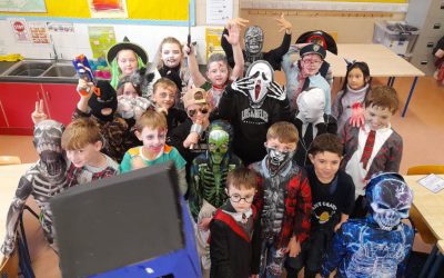 Fancy Dress for Halloween in 3rd Class