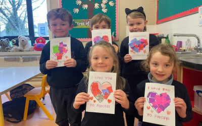 Feeling the love in Junior Infants