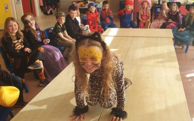 Halloween Catwalk in 2nd Class