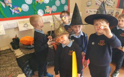 Halloween fun in Senior Infants