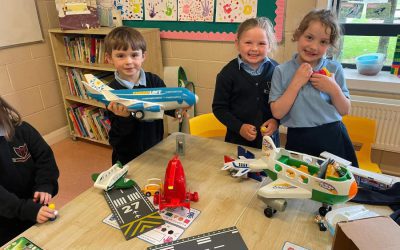 Junior Infants Aistear Theme for May is The Airport