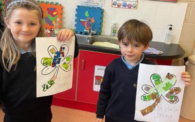 Making St Patrick’s Day Shamrocks