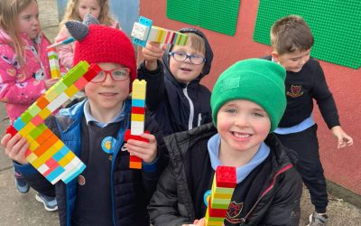 Some break time building with Senior Infants