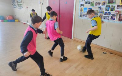 Boys Soccer Training