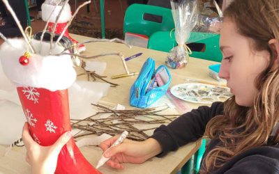 Christmas Boots for the Christmas Farmers Market
