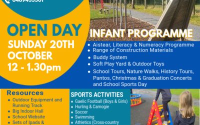 School Open Day Sunday 20th October