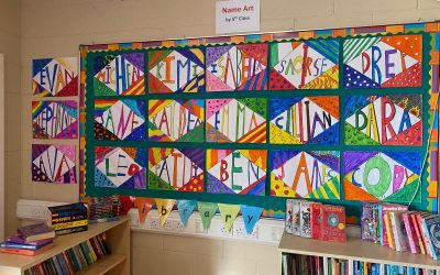 Some recent Art work in 5th Class