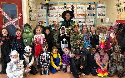 Halloween Dress up in 1st Class