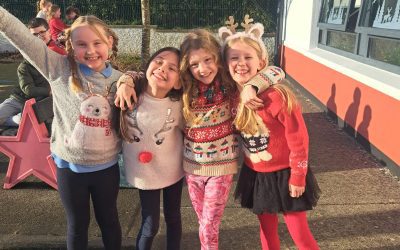 Christmas Jumper day in 3rd Class