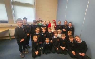 A surprise visitor to First Class