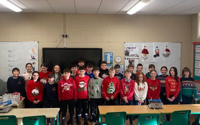 Christmas Jumper day in 5th Class