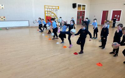 1st Class enjoying GAA Training