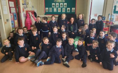 A visit from Post Office Clerk Marion