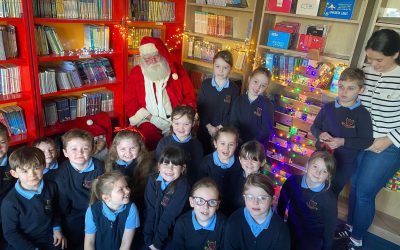 Santa’s visit to 1st Class