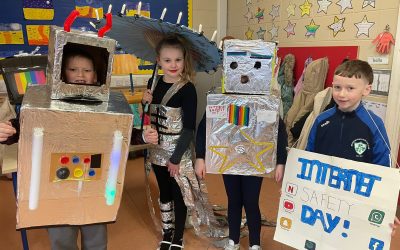 Internet Dress Up day in 3rd Class