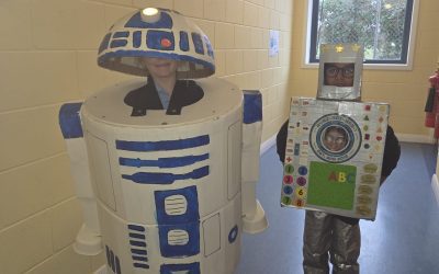 Robot and Device Dress Up in 2nd Class