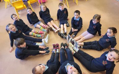 Rock your Socks day in Senior Infants