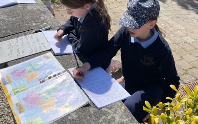 Geography lesson in the sun!