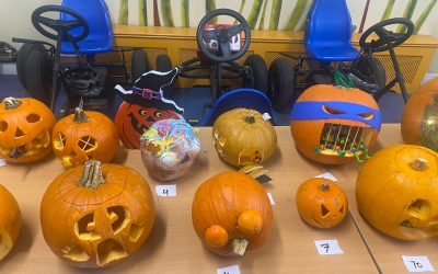 Pumpkin decorating competition