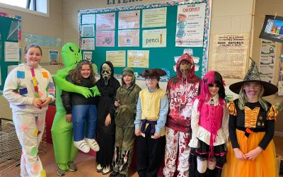 Halloween fun in 5th Class